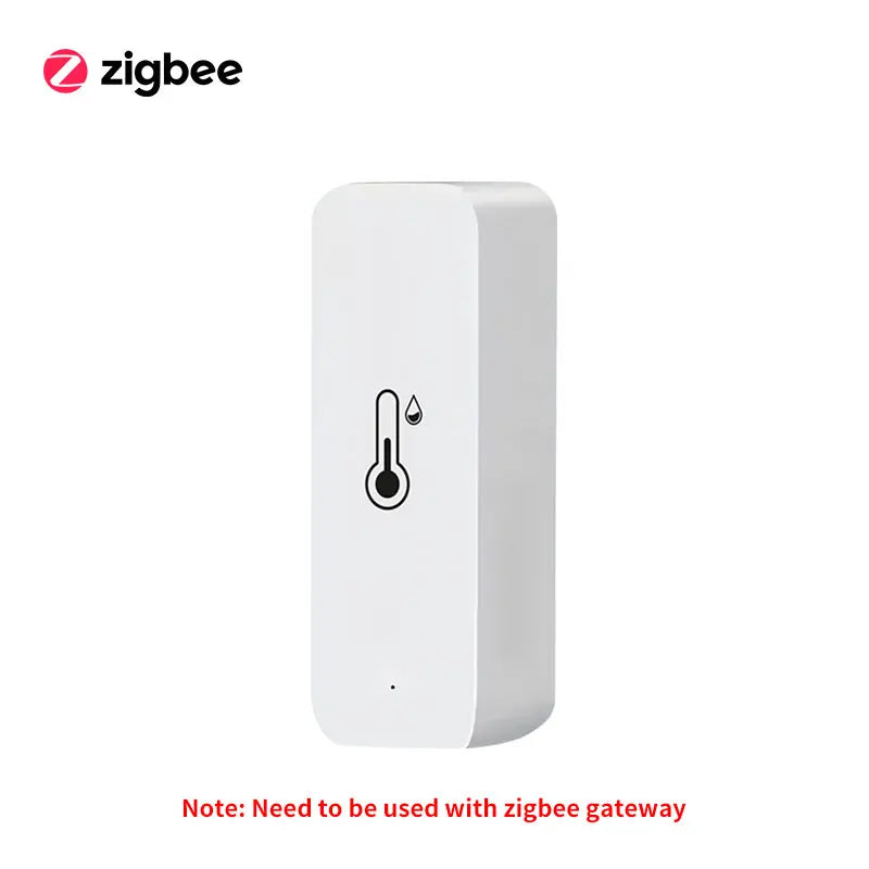 Tuya wifi/zigbee sensor de temperatura e umidade termômetro interno controle de vida inteligente para trabalho em casa com alexa google assistente