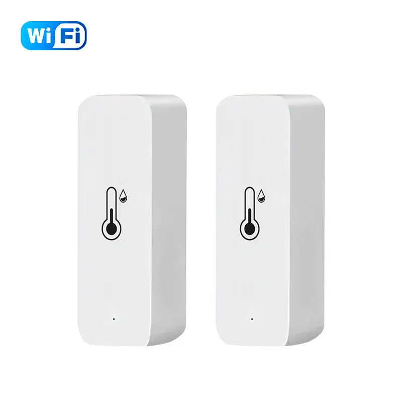 Tuya wifi/zigbee sensor de temperatura e umidade termômetro interno controle de vida inteligente para trabalho em casa com alexa google assistente