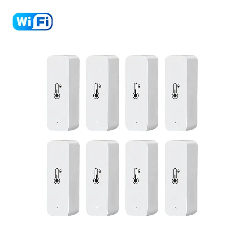 Tuya wifi/zigbee sensor de temperatura e umidade termômetro interno controle de vida inteligente para trabalho em casa com alexa google assistente