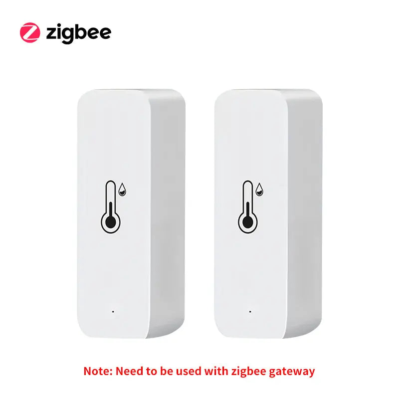 Tuya wifi/zigbee sensor de temperatura e umidade termômetro interno controle de vida inteligente para trabalho em casa com alexa google assistente