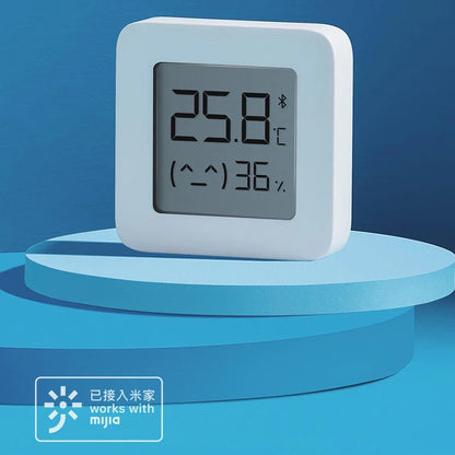 XIAOMI Mijia Bluetooth Termômetro 2 Sem Fio Inteligente Elétrico Higrômetro Digital Termômetro Funciona com Bateria