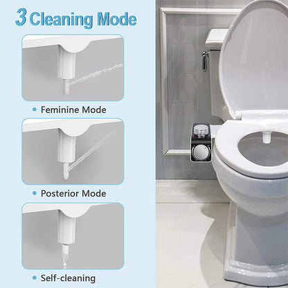 Acessório para assento de vaso sanitário, bidê, não elétrico, autolimpante, bicos duplos, misturador de água quente e fria, acessórios de banheiro para mulheres, pulverizador