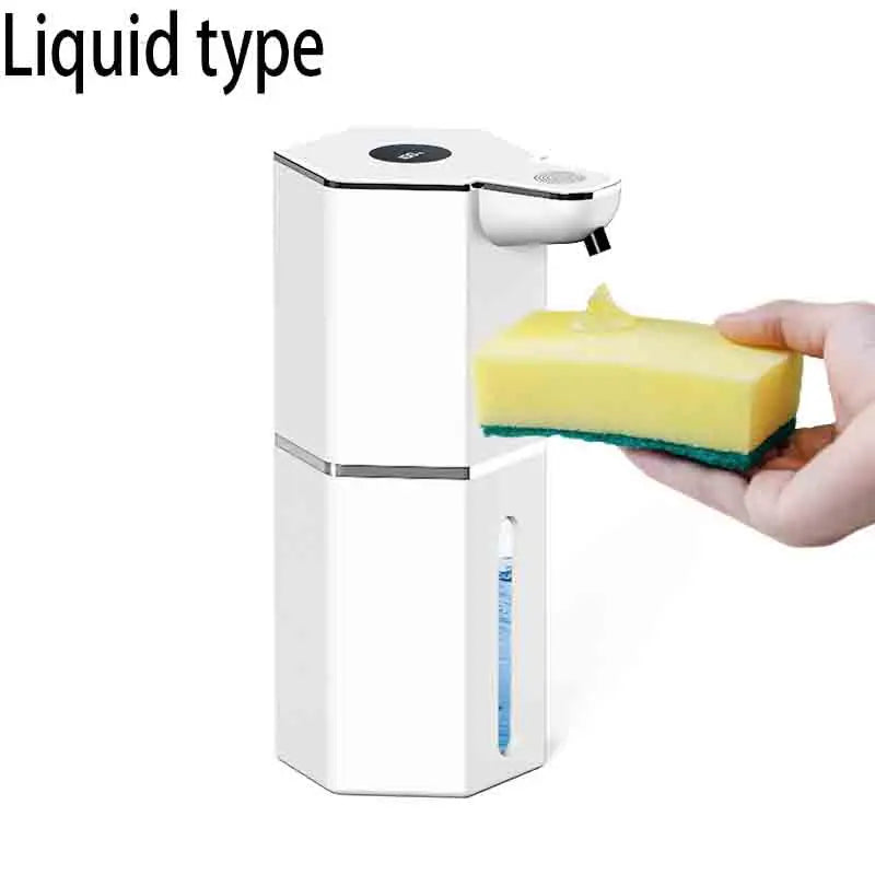 Dispensador de sabão automático 360ml, sem toque, tipo c, usb, recarregável, elétrico, à prova d'água, espuma/dispensador de líquido