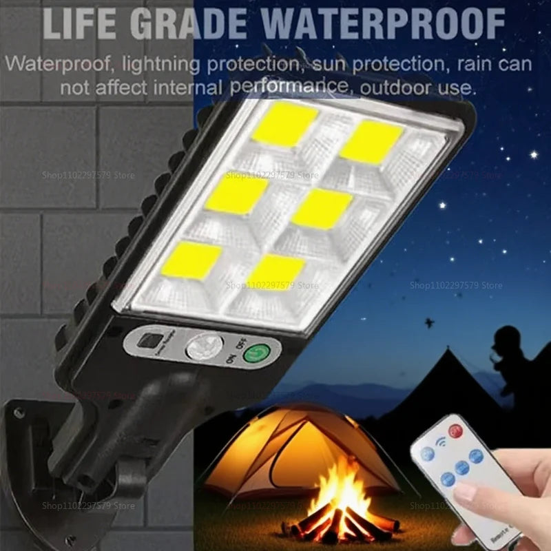 2025 luzes de rua solares ao ar livre casa rural totalmente automático led detecção super brilhante à prova dwaterproof água segurança jardim caminho lâmpada