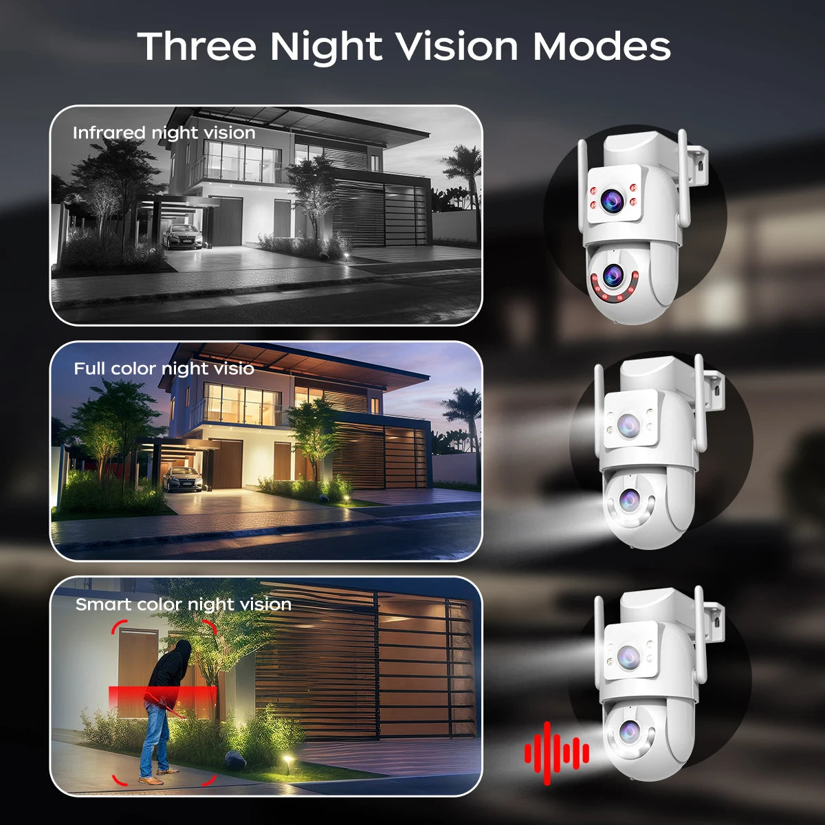 Jooan 4k 8mp hd wifi câmera ptz ao ar livre 5g wifi lente dupla câmeras ip de segurança 5x zoom ai rastreamento onvif cctv câmera de vigilância