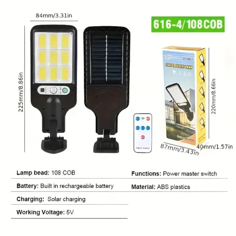 1 pc solar ao ar livre conduziu a luz de parede com indução impermeável do corpo humano para jardim terraço garagem pátio e iluminação pública