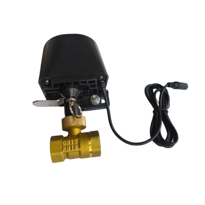 Atuador inteligente de válvula de esfera WiFi Tuya com controle de voz - Sistema de irrigação automática DIY para automação de água/gás em casa inteligente