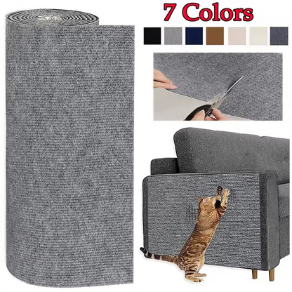 7 cores gato scratcher sofá protetor gatos scratcher almofada placa de proteção aparável auto-adesivo tapete diy gato scratch esteira
