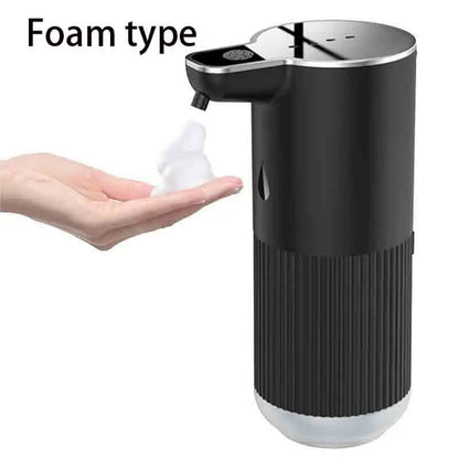 Dispensador de sabão automático 360ml, sem toque, tipo c, usb, recarregável, elétrico, à prova d'água, espuma/dispensador de líquido