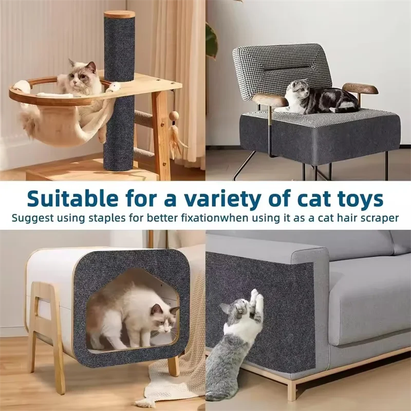 7 cores gato scratcher sofá protetor gatos scratcher almofada placa de proteção aparável auto-adesivo tapete diy gato scratch esteira