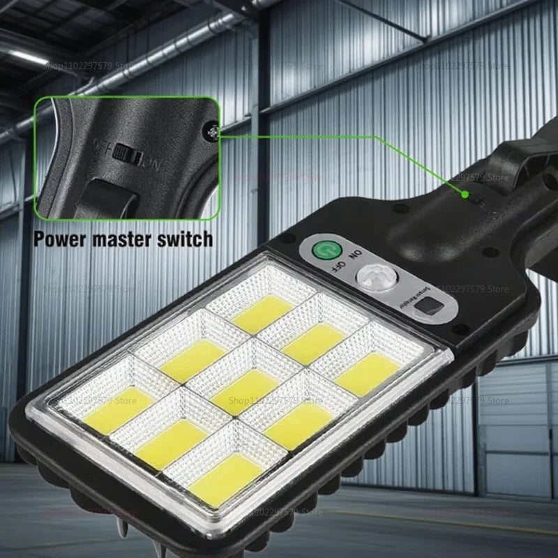 2025 luzes de rua solares ao ar livre casa rural totalmente automático led detecção super brilhante à prova dwaterproof água segurança jardim caminho lâmpada