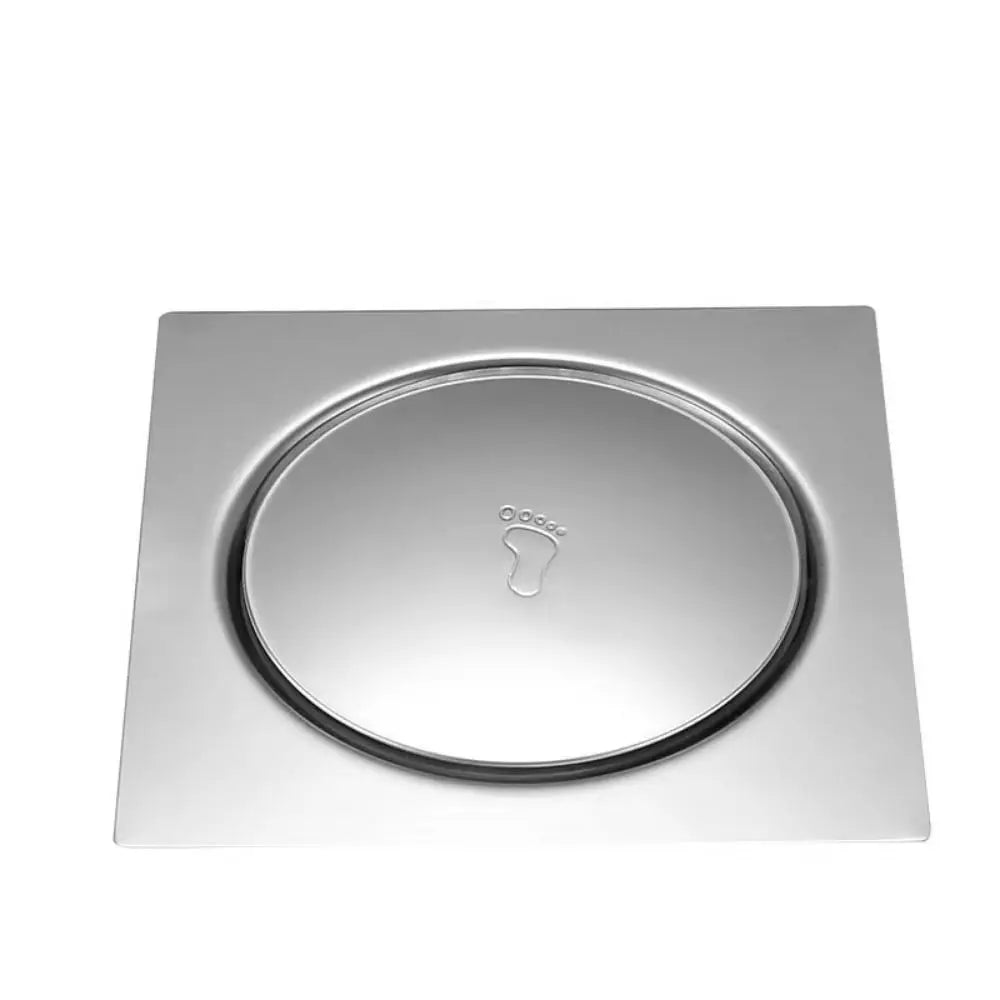 Dreno de chuveiro quadrado removível, tipo imprensa, à prova de ferrugem, coletor de cabelo, anti-odor, inserção telhada, banheiro, filtro de cabelo