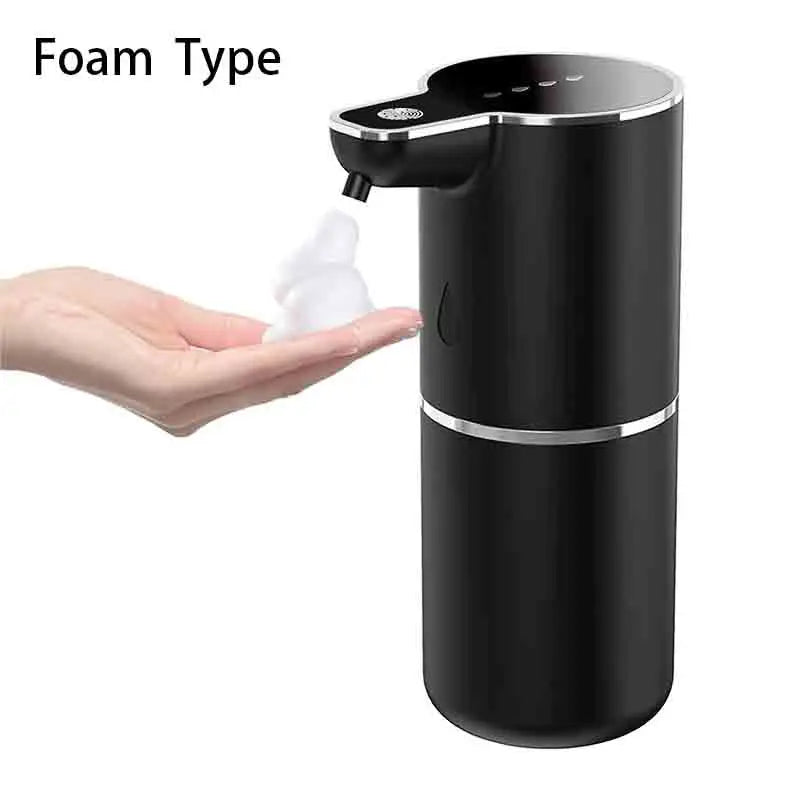 Dispensador de sabão automático 360ml, sem toque, tipo c, usb, recarregável, elétrico, à prova d'água, espuma/dispensador de líquido
