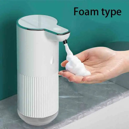 Dispensador de sabão automático 360ml, sem toque, tipo c, usb, recarregável, elétrico, à prova d'água, espuma/dispensador de líquido