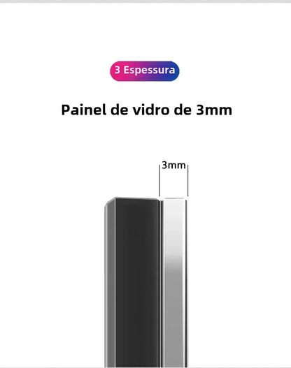 DELEFU 4*2 Vidro Temperado Branco Tomada Padrão Brasil com Dupla USB Tipo C Tomada de Parede Interruptor Inteligente Tuya Wifi 10A 20A