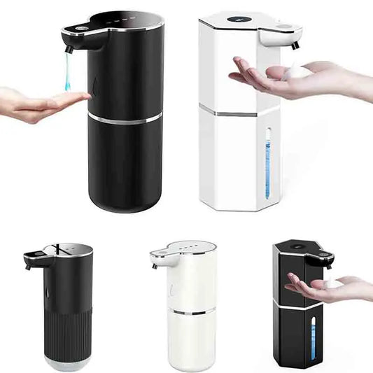 Dispensador de sabão automático 360ml, sem toque, tipo c, usb, recarregável, elétrico, à prova d'água, espuma/dispensador de líquido