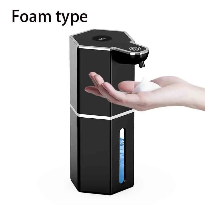Dispensador de sabão automático 360ml, sem toque, tipo c, usb, recarregável, elétrico, à prova d'água, espuma/dispensador de líquido