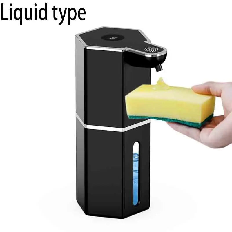 Dispensador de sabão automático 360ml, sem toque, tipo c, usb, recarregável, elétrico, à prova d'água, espuma/dispensador de líquido