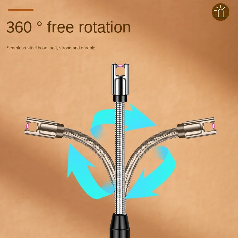 Ignição ignição de pulso de arco recarregável mosquete cozinha isqueiro vela USB fire stick