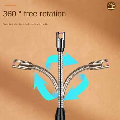 Ignição ignição de pulso de arco recarregável mosquete cozinha isqueiro vela USB fire stick
