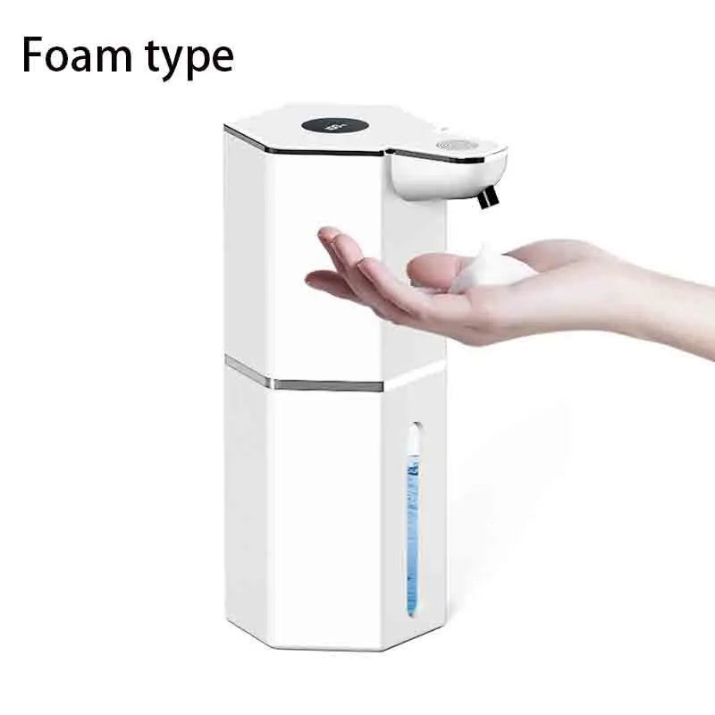 Dispensador de sabão automático 360ml, sem toque, tipo c, usb, recarregável, elétrico, à prova d'água, espuma/dispensador de líquido