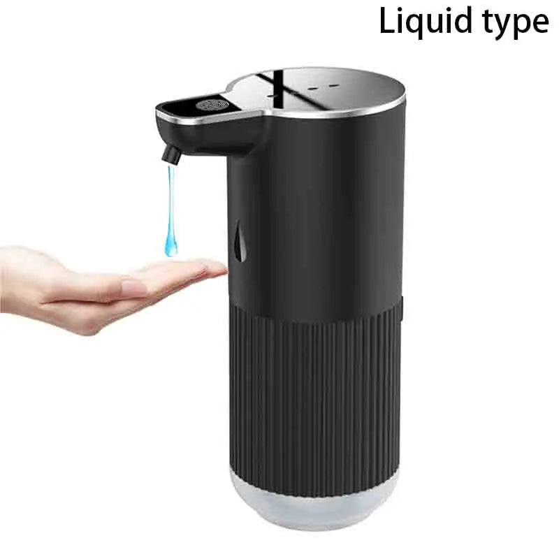 Dispensador de sabão automático 360ml, sem toque, tipo c, usb, recarregável, elétrico, à prova d'água, espuma/dispensador de líquido